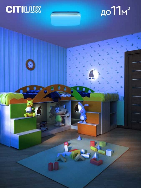 Потолочный светодиодный светильник Citilux Симпла CL714K330G Фото № 3