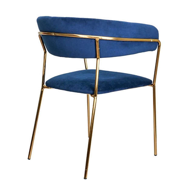 Кресло AksHome Geneva синий, велюр 62672 Фото № 4