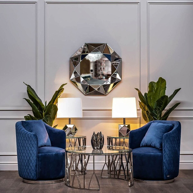 Журнальный стол Garda Decor 13RXCT3104-Silver изображение 2 Журнальный стол Garda Decor 13RXCT3104-Silver Фото № 2