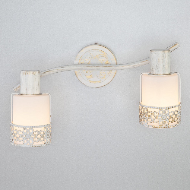 Настенный светильник Eurosvet 20025/2 белый с золотом изображение 1 Настенный светильник Eurosvet 20025/2 белый с золотом Фото № 1