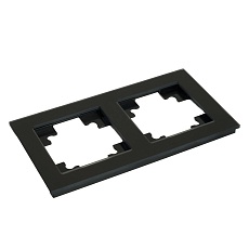 Рамка 2-постовая Stekker Катрин черный матовый GFR00-7002-05М 49601 3