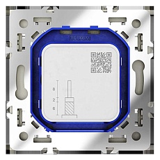 Розетка телевизионнная встраиваемая Voltum S70 оконечная TV+SAT, (сталь) VLS060405 5