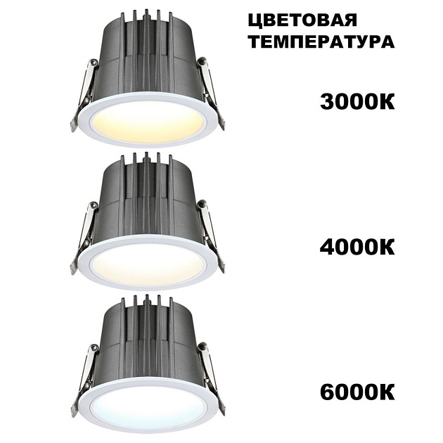 Встраиваемый светодиодный светильник Novotech Spot Lang 359424 Фото № 4