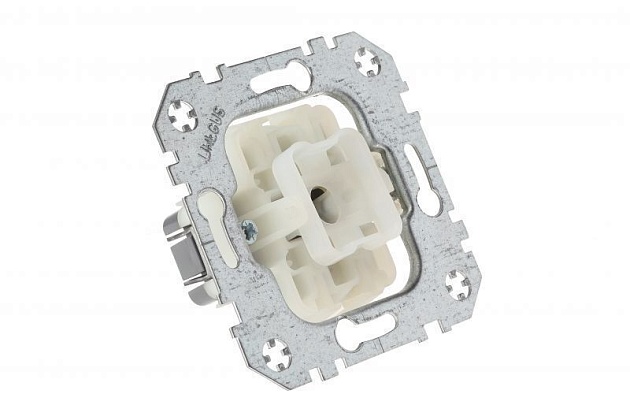 Выключатель одноклавишный Liregus Epsilon бежевый 28-058 Фото № 3