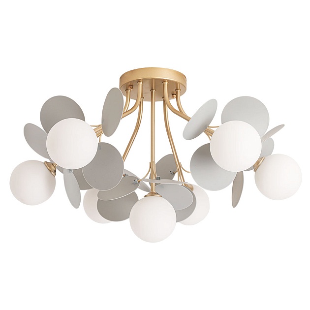 Потолочная люстра Arte Lamp PEACOCK A1369PL-7GY Фото № 1