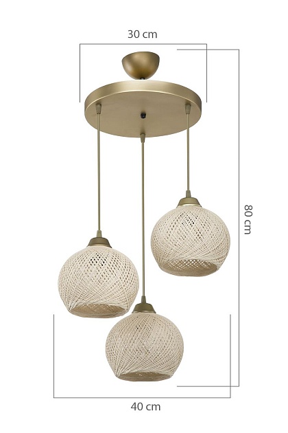 Подвесная люстра Toplight Lizbeth TL1612R-03BB Фото № 4