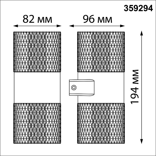 Уличный настенный светодиодный светильник Novotech Street Estima 359294 Фото № 2