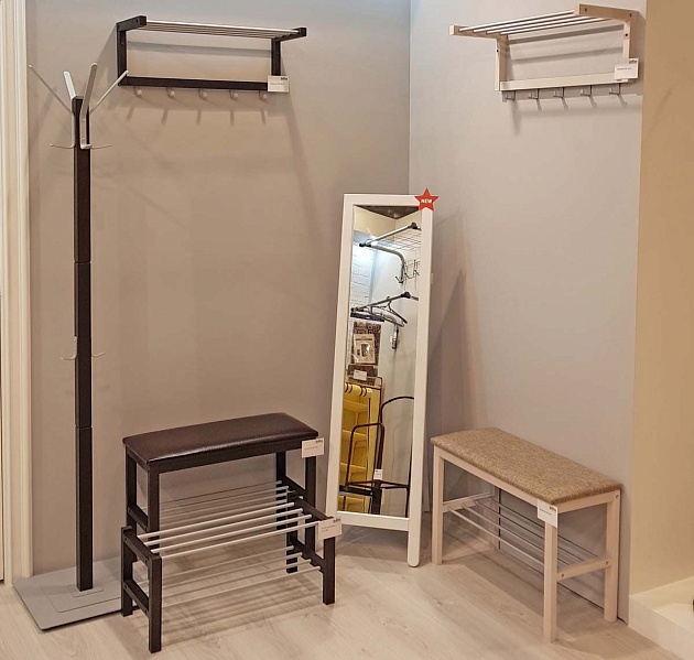 Настенная вешалка Sheffilton Альберо SHT-WH4 венге/алюм.мет 5166216002 Фото № 2