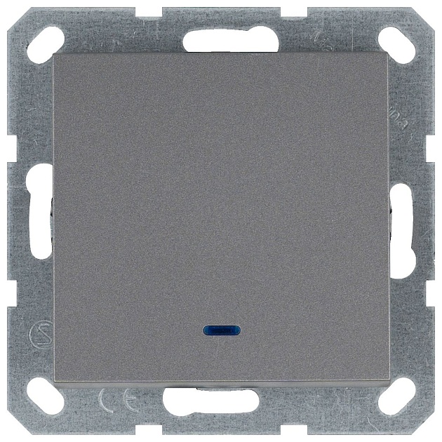 Выключатель одноклавишный Jasmart G3012NS Фото № 1