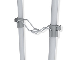 Гардеробная вешалка Sheffilton CH-4149 т.серый/св.серый/хром 9614162401 2