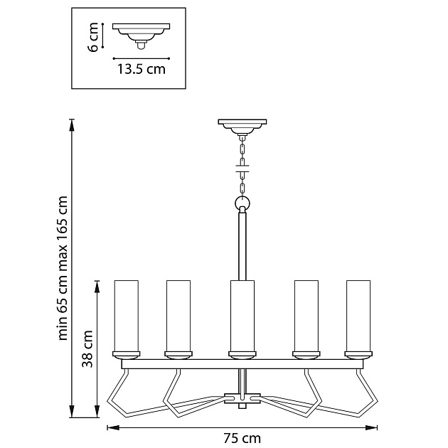 Подвесная люстра Lightstar Flume 723085 Фото № 2