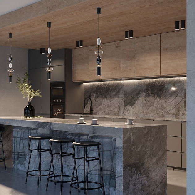 Подвесной светильник Maytoni Monochrome MOD071PL-L8B3K1 Фото № 10