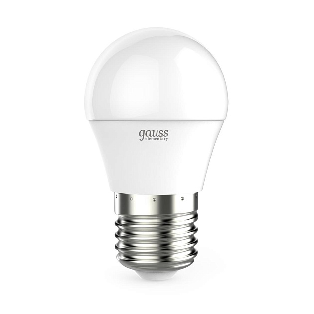 Лампа светодиодная Gauss E27 6W 6500K матовая 53236 Фото № 1