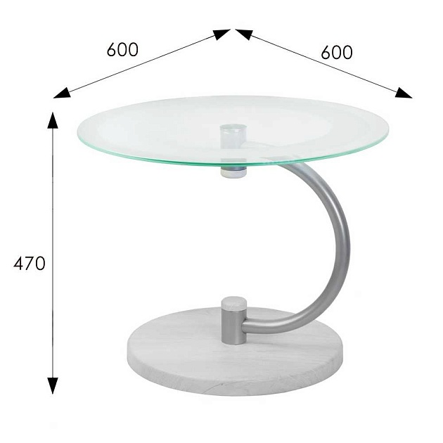 Журнальный стол Мебелик Дуэт 13Н 007245 Фото № 3