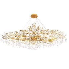 Подвесная люстра Crystal Lux REINA V2 SP16 L1500 GOLD PEARL