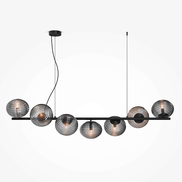 Подвесная люстра Maytoni Reels MOD268PL-07B изображение 4 Подвесная люстра Maytoni Reels MOD268PL-07B Фото № 4