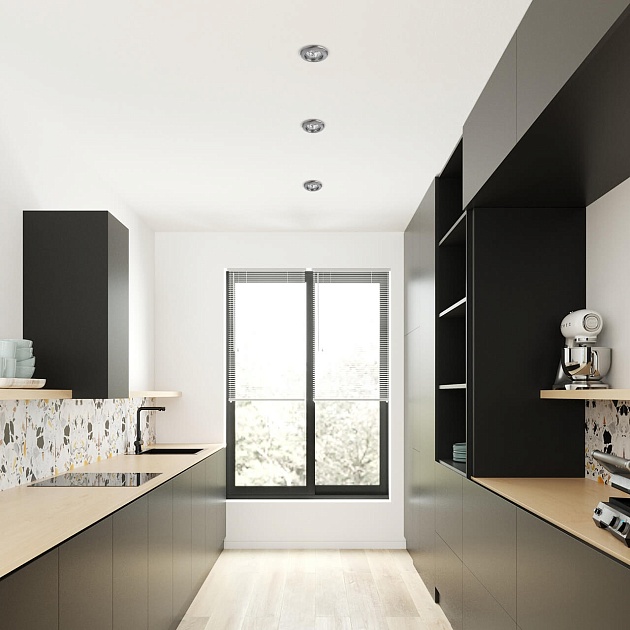 Встраиваемый светильник Arte Lamp Praktisch A1203PL-1SS изображение 3 Встраиваемый светильник Arte Lamp Praktisch A1203PL-1SS Фото № 3