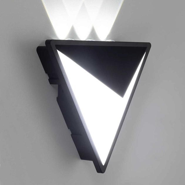 Уличный настенный светодиодный светильник Citilux Domus CLU0804BK Фото № 3