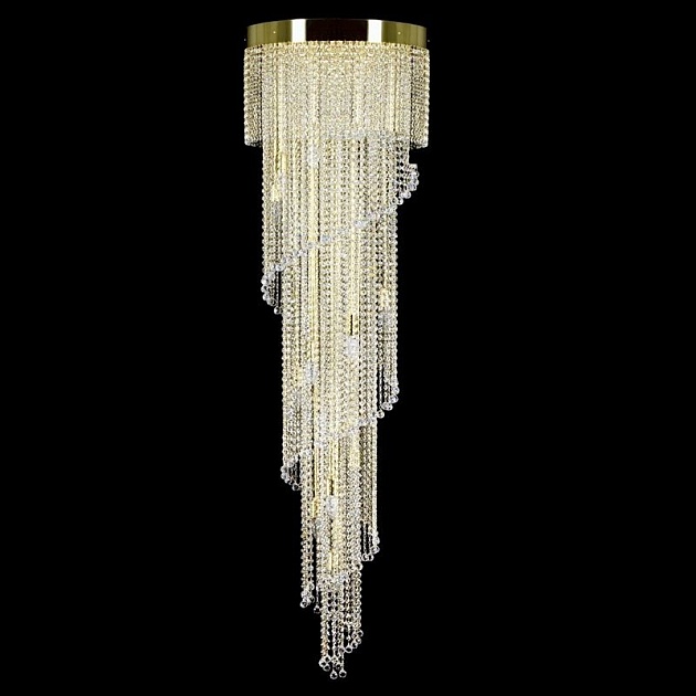 Каскадная люстра Artglass Spiral 500x1800 Balls CE Фото № 1
