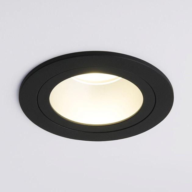 Встраиваемый светильник Elektrostandard 122 MR16 серебро/черный a053354 изображение 5 Встраиваемый светильник Elektrostandard 122 MR16 серебро/черный a053354 Фото № 5