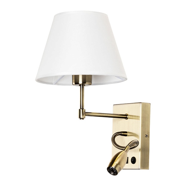Бра Arte Lamp Elba A2581AP-2AB изображение 1 Бра Arte Lamp Elba A2581AP-2AB Фото № 1