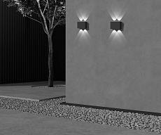 Уличный настенный светодиодный светильник Maytoni Show O433WL-L4GF3K 2