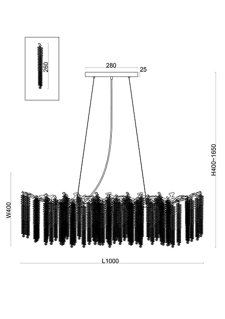 Подвесная люстра Freya Mineral FR1010PL-10G1 Фото № 2