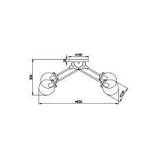 Потолочная люстра Vele Luce Galassia VL1872L06 4