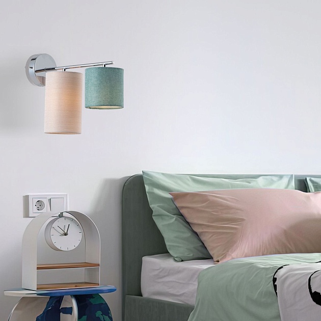 Бра Eurosvet Pastel 60151/2 хром Фото № 6