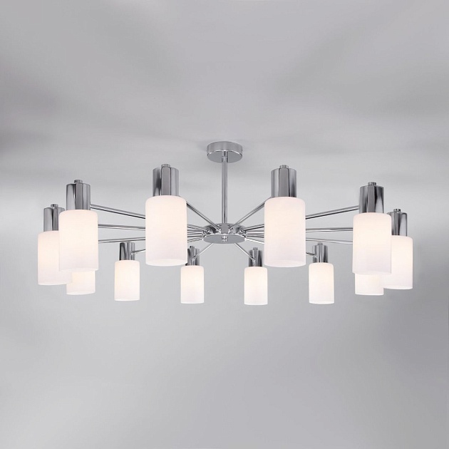 Потолочная люстра Eurosvet Vegga 70160/12 хром Smart изображение 1 Потолочная люстра Eurosvet Vegga 70160/12 хром Smart Фото № 1