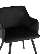 Кухонный стул Stool Group Монарх черный черные ножки DC-1502 HLR-66 1