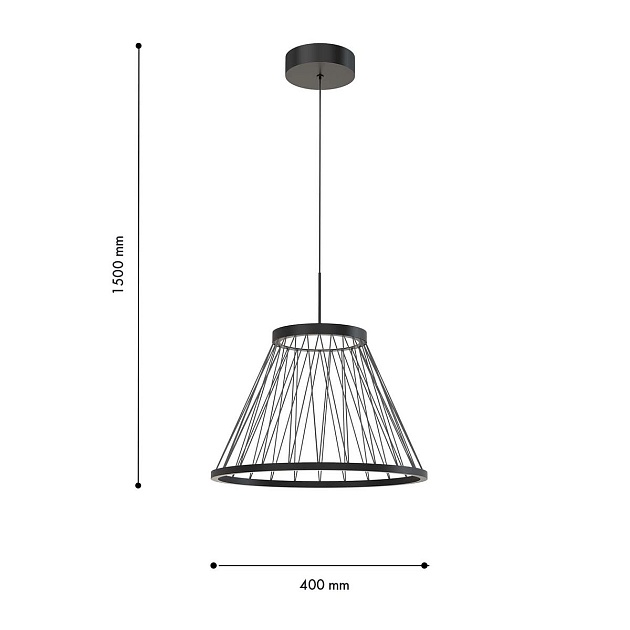 Подвесной светодиодный светильник Favourite Fibra 4633-4P изображение 2 Подвесной светодиодный светильник Favourite Fibra 4633-4P Фото № 2