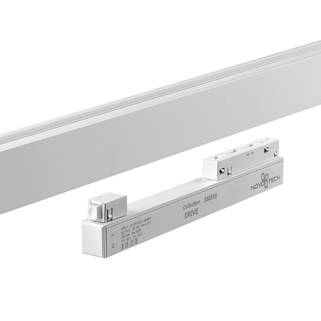 Драйвер для однофазного шинопровода Novotech Drive Flum 358556 изображение 2 Драйвер для однофазного шинопровода Novotech Drive Flum 358556 Фото № 2