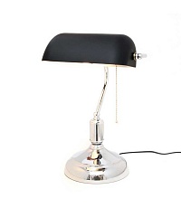 Настольная лампа Lumina Deco Banker LDT 305 BK+CHR 1
