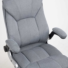 Кресло руководителя AksHome Galio серый, велюр 86372 3