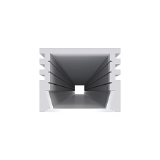 Профиль накладной с рассеивателем белый 2м. Apeyron 08-10-Б 2