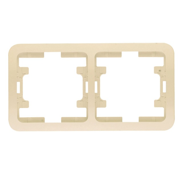 Рамка Makel 2-м Mimoza крем. 32012 изображение 1 Рамка Makel 2-м Mimoza крем. 32012 Фото № 1