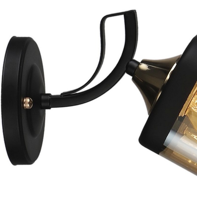 Бра Reluce 04484-0.2-01 BK+FGD изображение 3 Бра Reluce 04484-0.2-01 BK+FGD Фото № 3