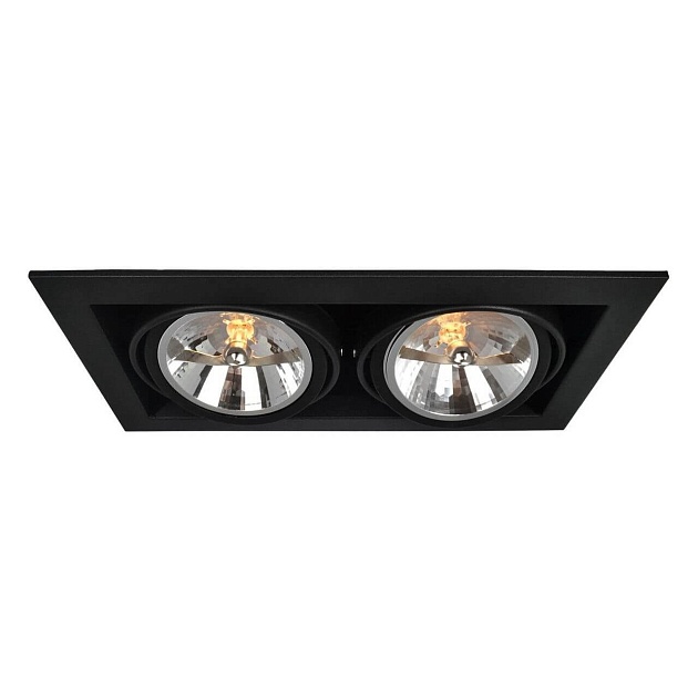 Встраиваемый светильник Arte Lamp Cardani A5935PL-2BK Фото № 1