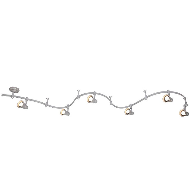 Трековая система Arte Lamp A3057PL-6SI изображение 1 Трековая система Arte Lamp A3057PL-6SI Фото № 1