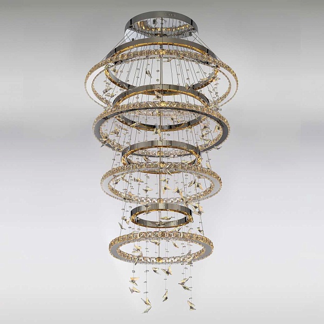 Люстра хрустальная с пультом Citilux ETERA CL322090 Фото № 9