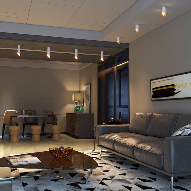 Потолочный светильник Elektrostandard DLN115 GU10 белый/золото a050121 изображение 4 Потолочный светильник Elektrostandard DLN115 GU10 белый/золото a050121 Фото № 4