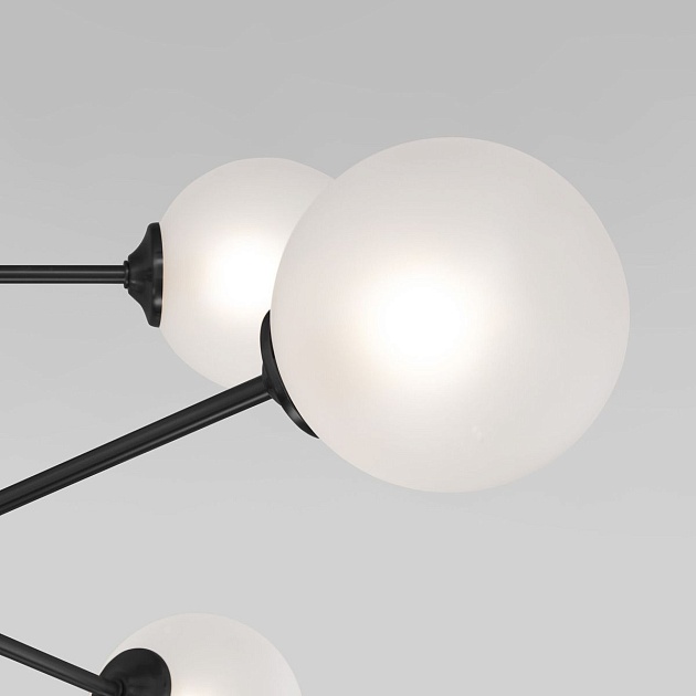 Подвесная люстра Eurosvet Volver 50383 черный Smart изображение 4 Подвесная люстра Eurosvet Volver 50383 черный Smart Фото № 4