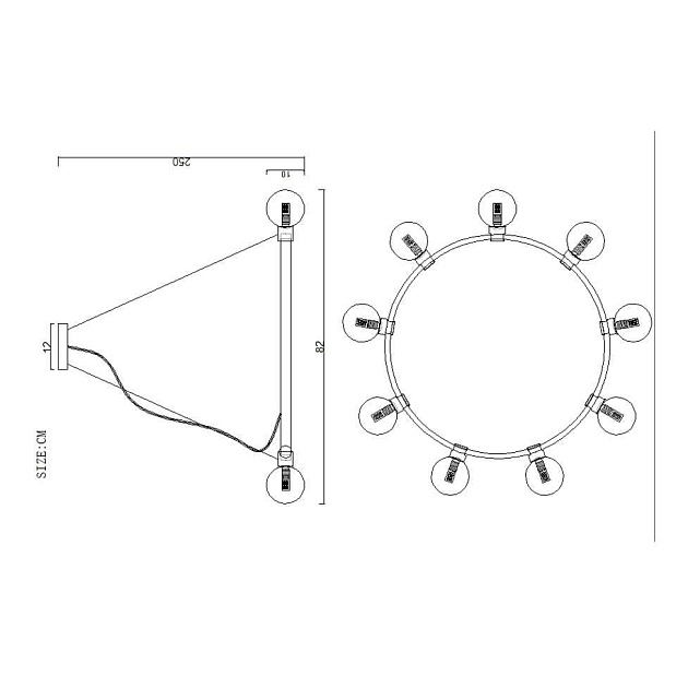 Подвесная люстра Imperium Loft Flamb 140690-26 Фото № 3