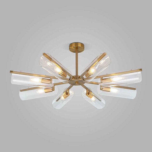 Потолочная люстра Eurosvet Trompeta 70144/8 латунь Фото № 1