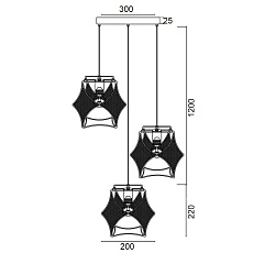 Подвесной светильник Vele Luce Spark VL6352P03 1