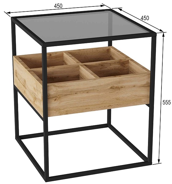 Прикроватная тумба Калифорния Кассо ТП01 Дуб вотан 6599811201 изображение 7 Прикроватная тумба Калифорния Кассо ТП01 Дуб вотан 6599811201 Фото № 7
