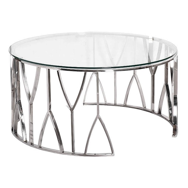 Журнальный стол Garda Decor 13RXCT3104-Silver изображение 1 Журнальный стол Garda Decor 13RXCT3104-Silver Фото № 1