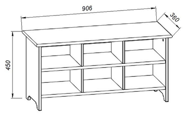 Обувница Шведский Стандарт Вествик 900 414115002300 Фото № 3