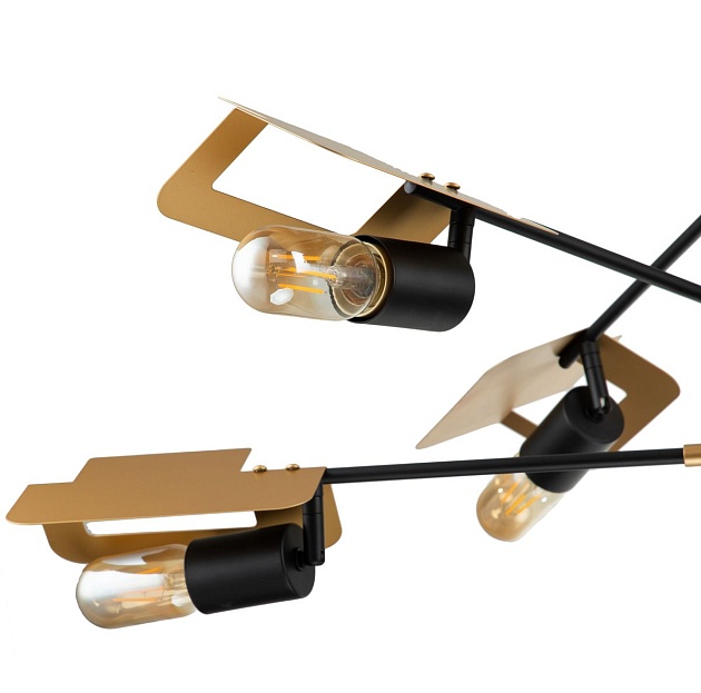 Подвесная люстра Indigo Severo 10004/6R Black V000174 изображение 4 Подвесная люстра Indigo Severo 10004/6R Black V000174 Фото № 4